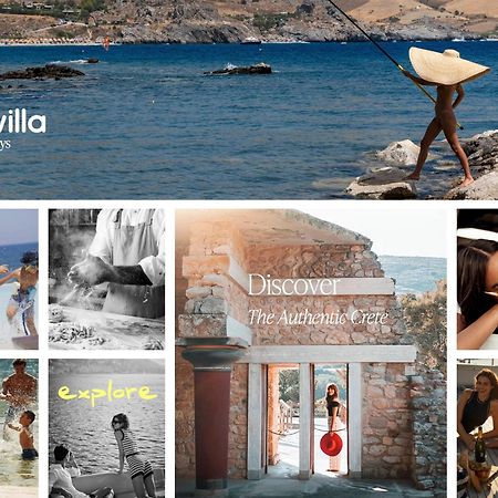 Athina Luxury Villa, With Pool & Walk To The Beach, By Thinkvilla Chania  Luaran gambar