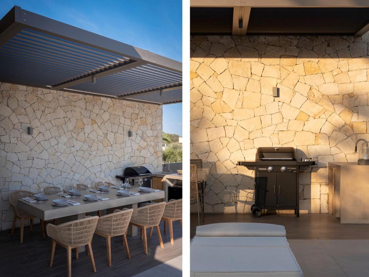 Athina Luxury Villa, With Pool & Walk To The Beach, By Thinkvilla Chania  Luaran gambar