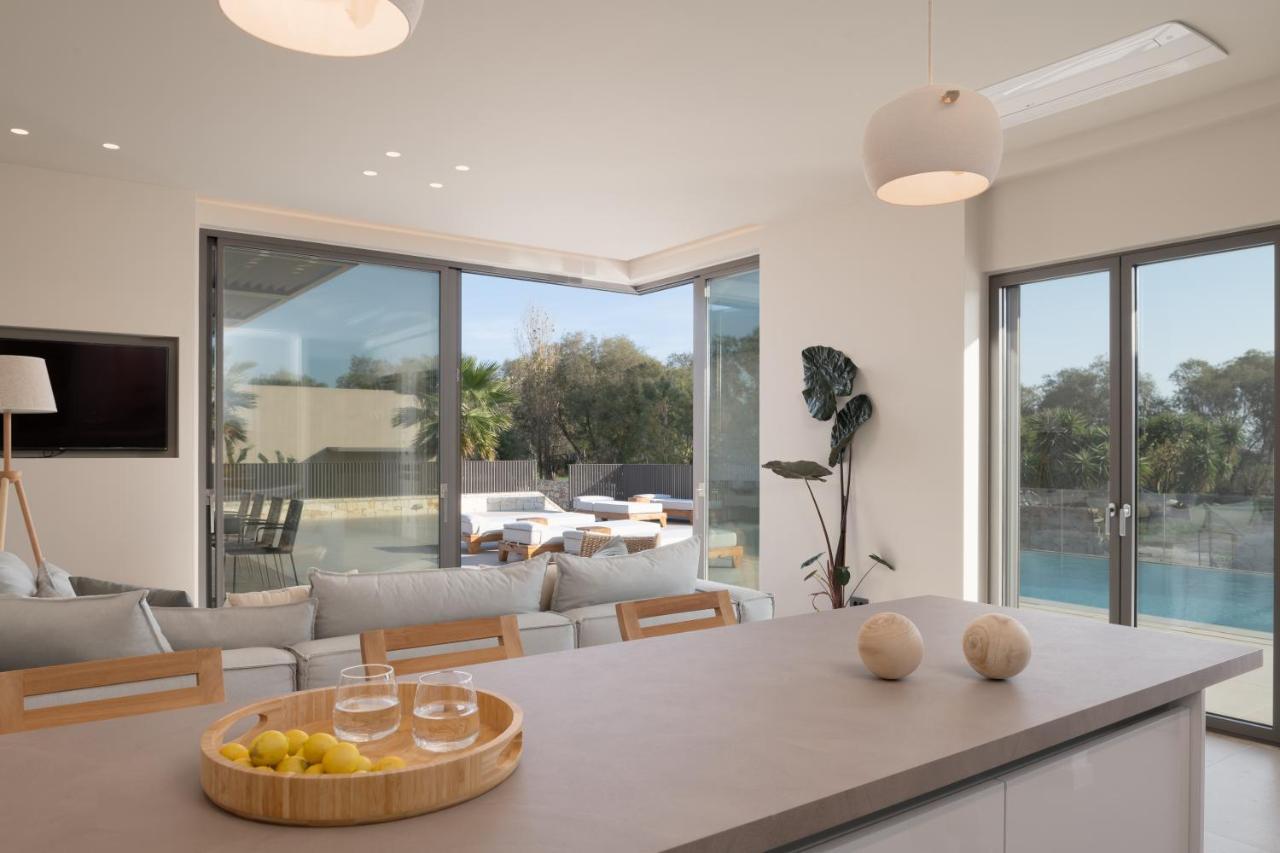 Athina Luxury Villa, With Pool & Walk To The Beach, By Thinkvilla Chania  Luaran gambar