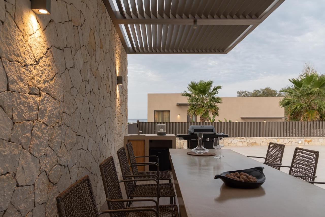 Athina Luxury Villa, With Pool & Walk To The Beach, By Thinkvilla Chania  Luaran gambar