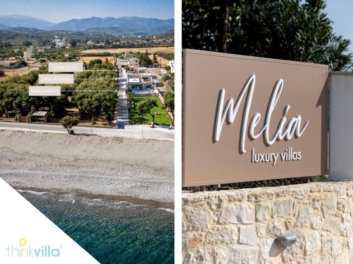 Athina Luxury Villa, With Pool & Walk To The Beach, By Thinkvilla Chania  Luaran gambar